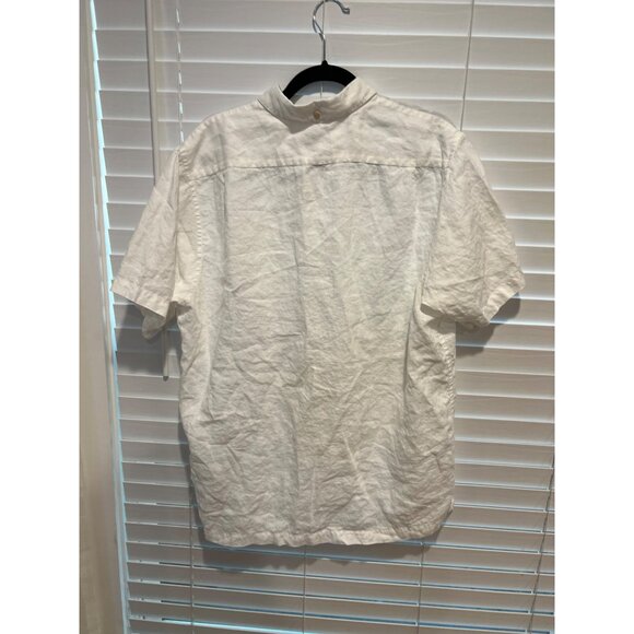 Kenny Flowers 100% Linen Short Sleeve Button Up Shirt - Size XL - Picture 4 of 4